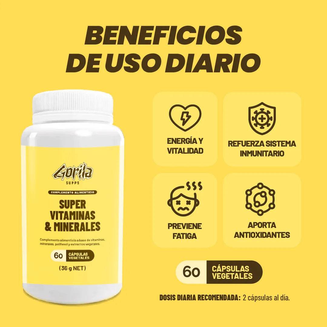 Super Vitaminas y Minerales - Gorila Drinks